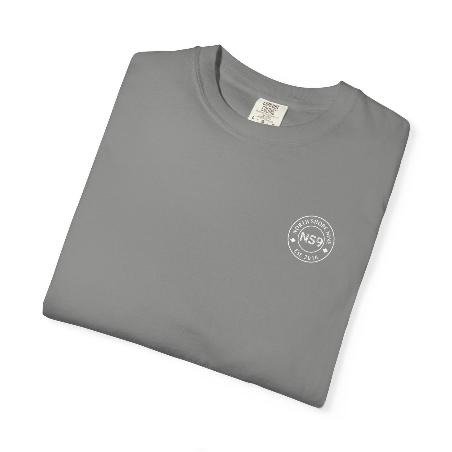 NS9 Logo T-Shirt — Retro Triangle Band Tee