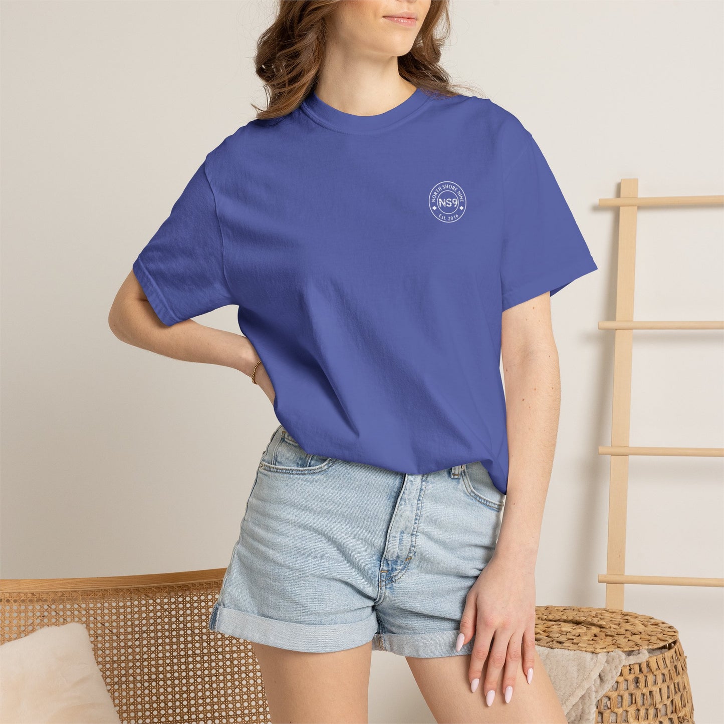 NS9 Logo T-Shirt — Retro Triangle Band Tee