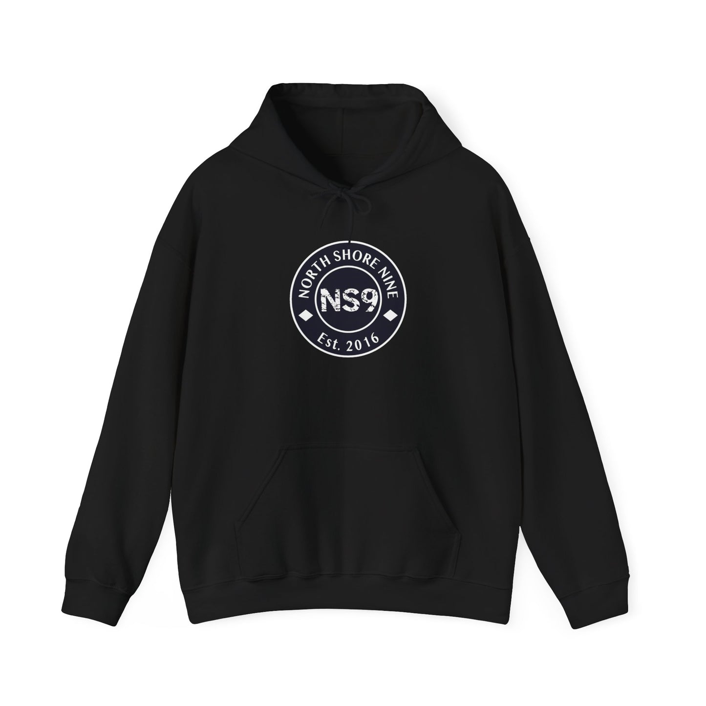 NS9 Large Logo Hoodie - Unisex Heavy Blend™ Hooded Sweatshirt