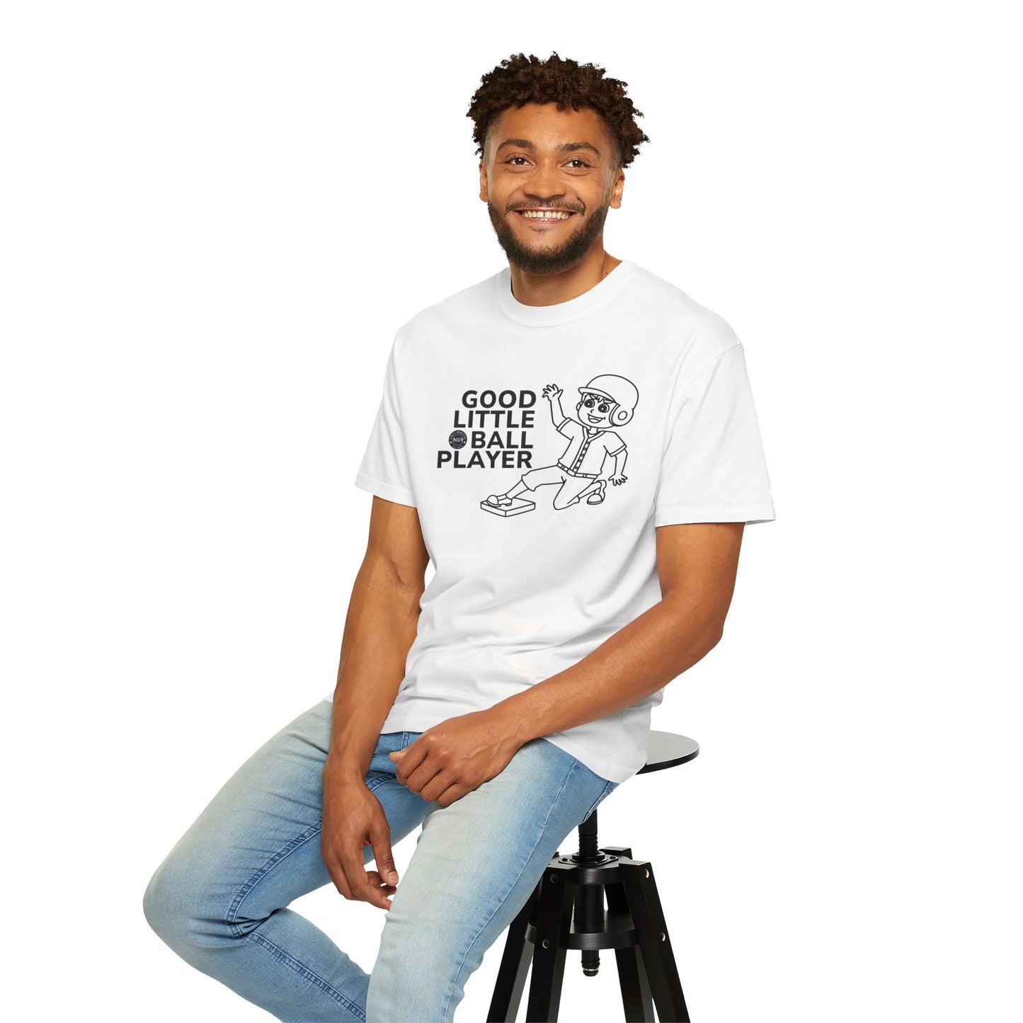 Good Little Ball Player Unisex Garment-Dyed T-Shirt