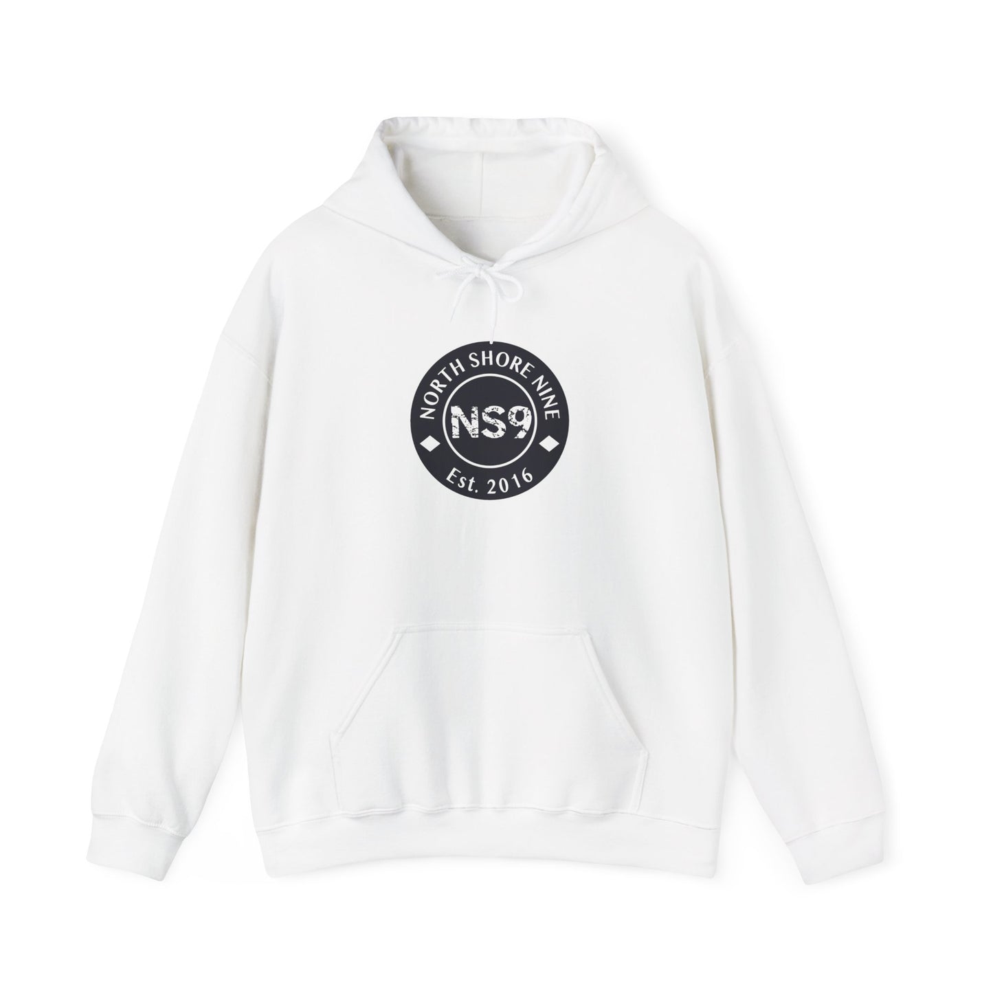 NS9 Large Logo Hoodie - Unisex Heavy Blend™ Hooded Sweatshirt