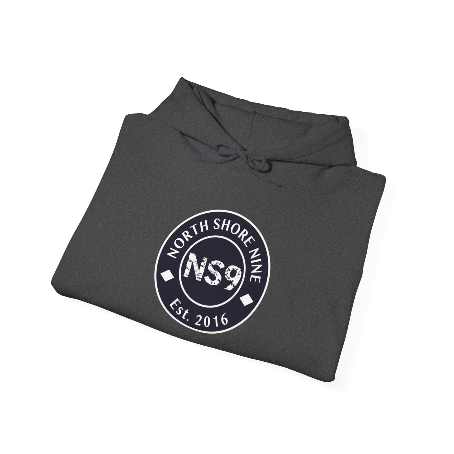 NS9 Large Logo Hoodie - Unisex Heavy Blend™ Hooded Sweatshirt