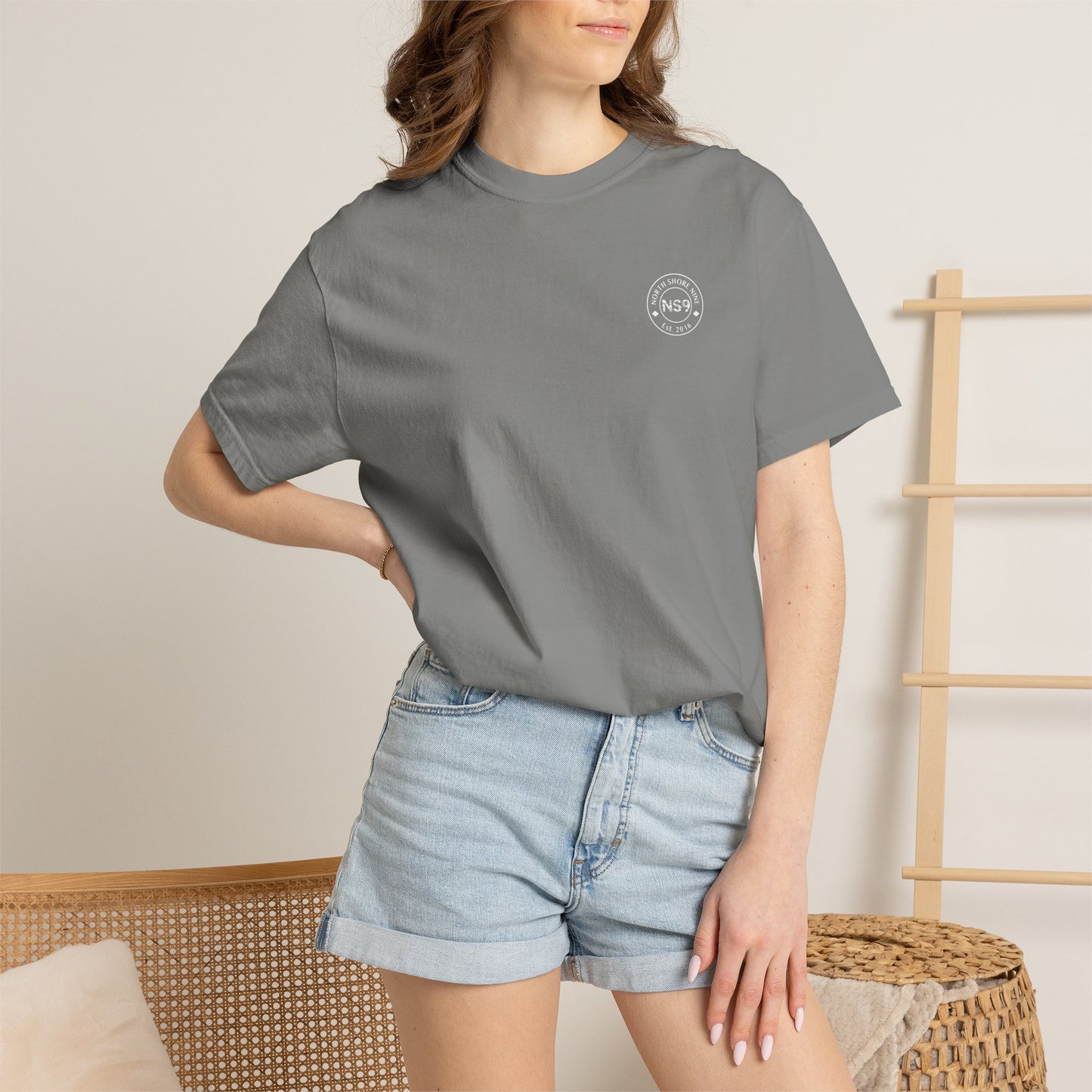 NS9 Logo T-Shirt — Retro Triangle Band Tee