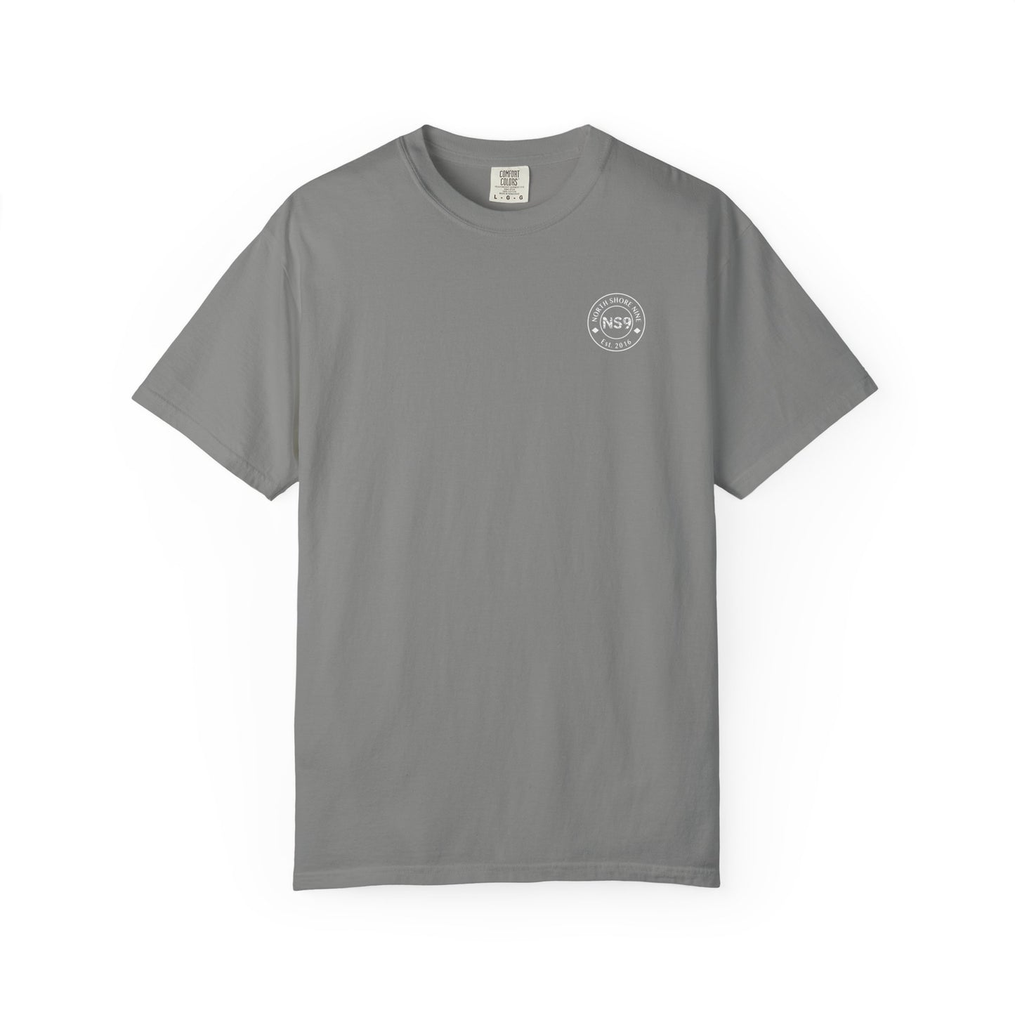 NS9 Logo T-Shirt — Retro Triangle Band Tee