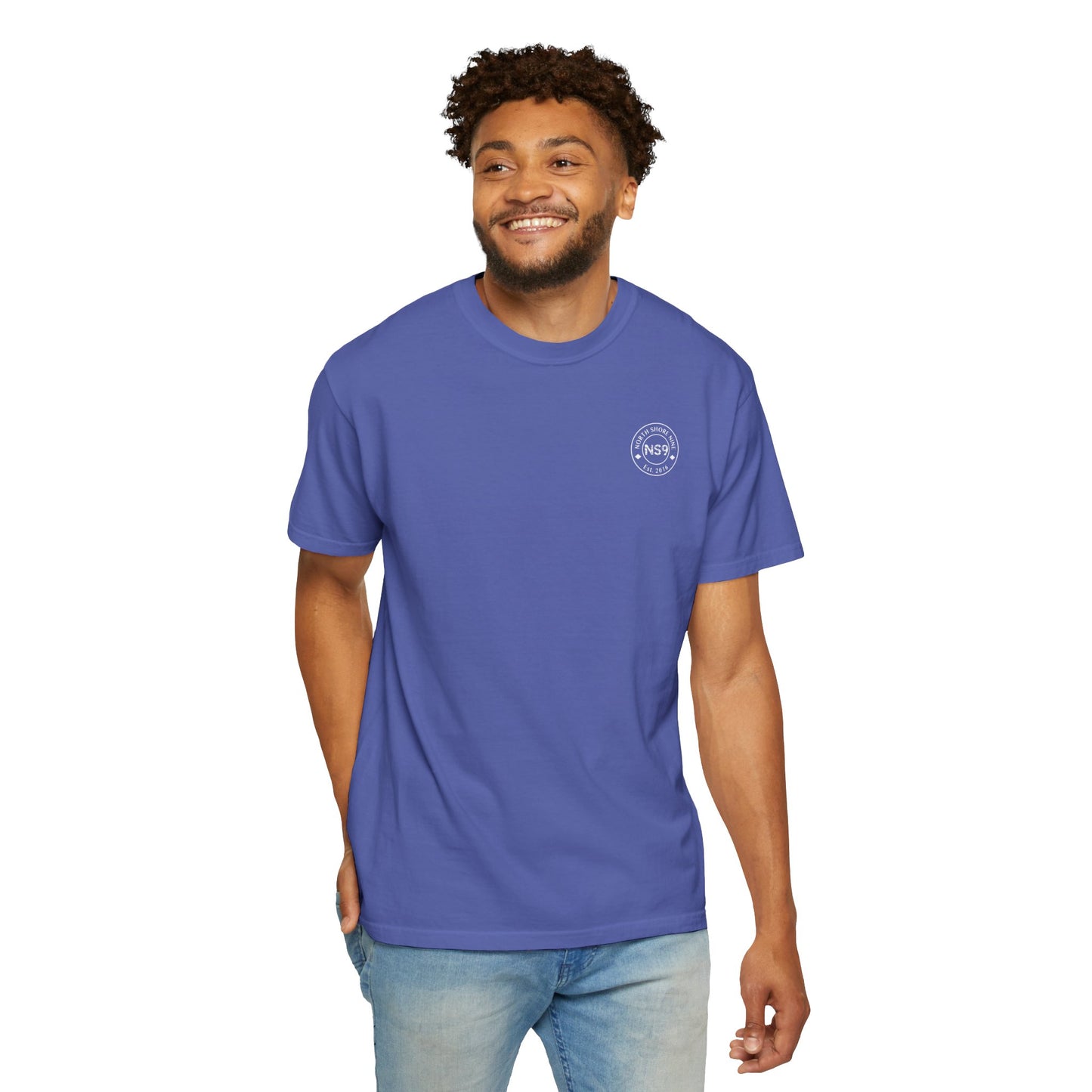 NS9 Logo T-Shirt — Retro Triangle Band Tee