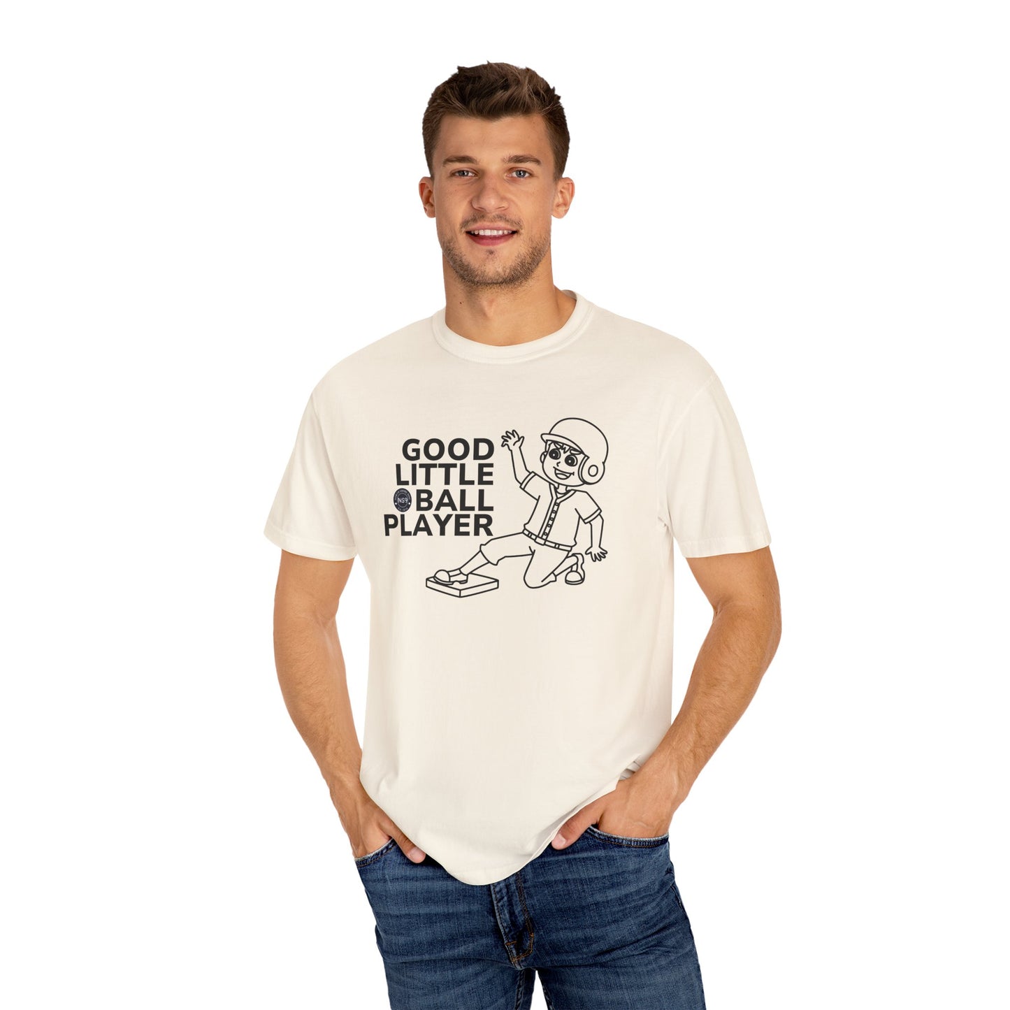 Good Little Ball Player Unisex Garment-Dyed T-Shirt