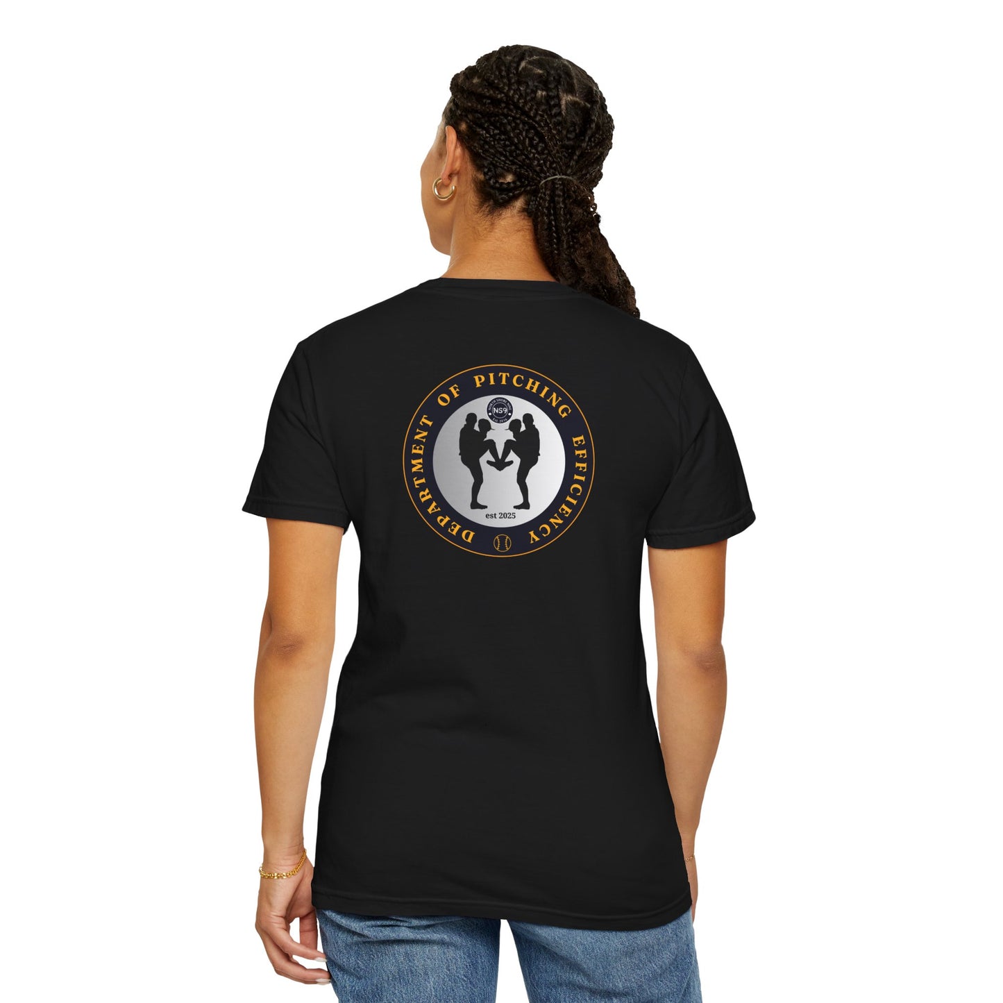 D.O.P.E. Department Of Pitching Efficiency - Unisex Garment-Dyed T-Shirt