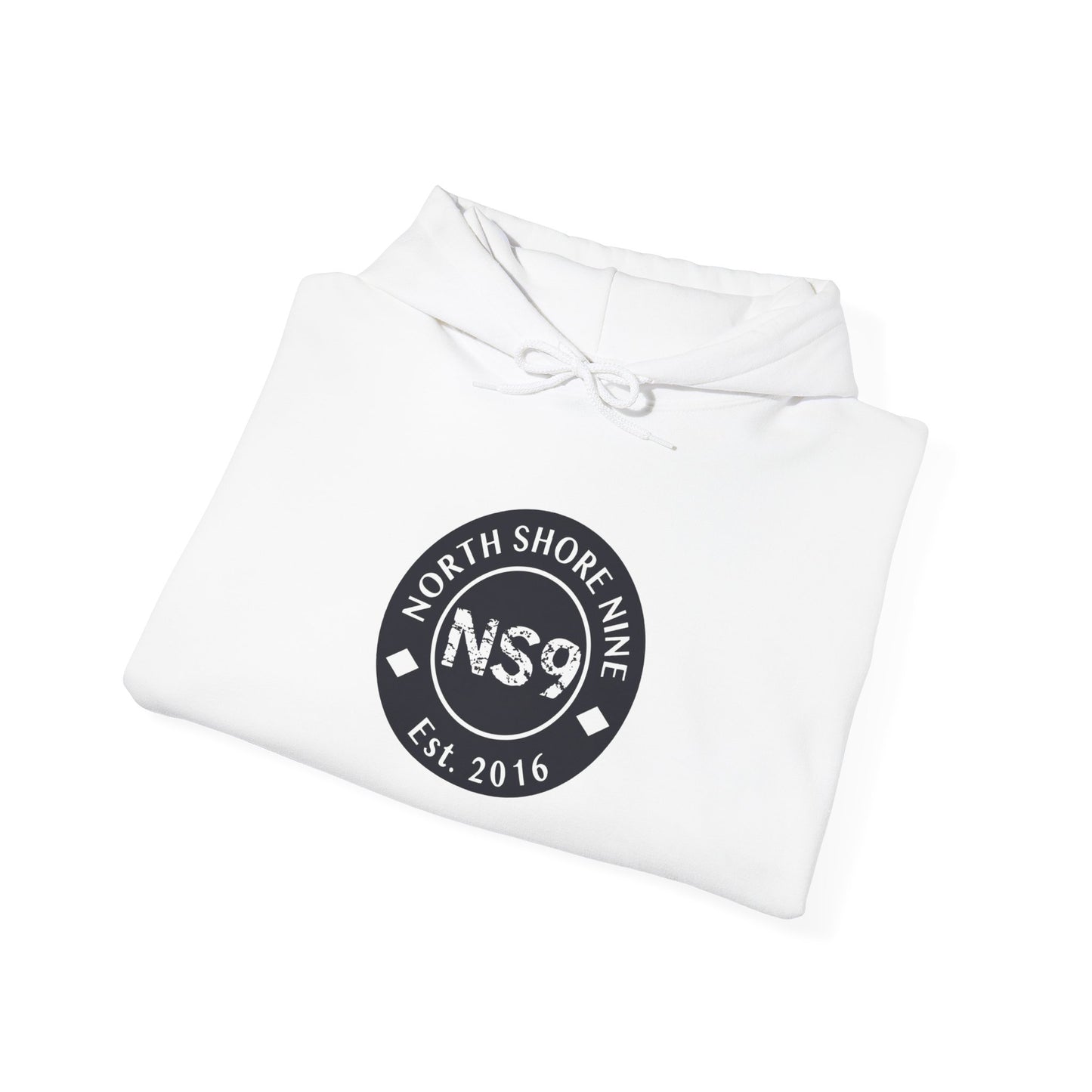 NS9 Large Logo Hoodie - Unisex Heavy Blend™ Hooded Sweatshirt