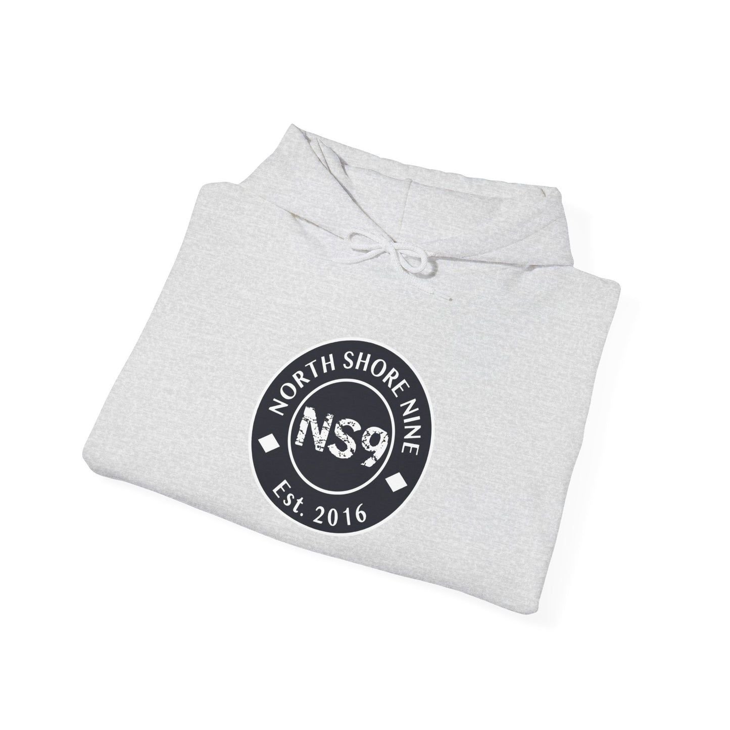 NS9 Large Logo Hoodie - Unisex Heavy Blend™ Hooded Sweatshirt