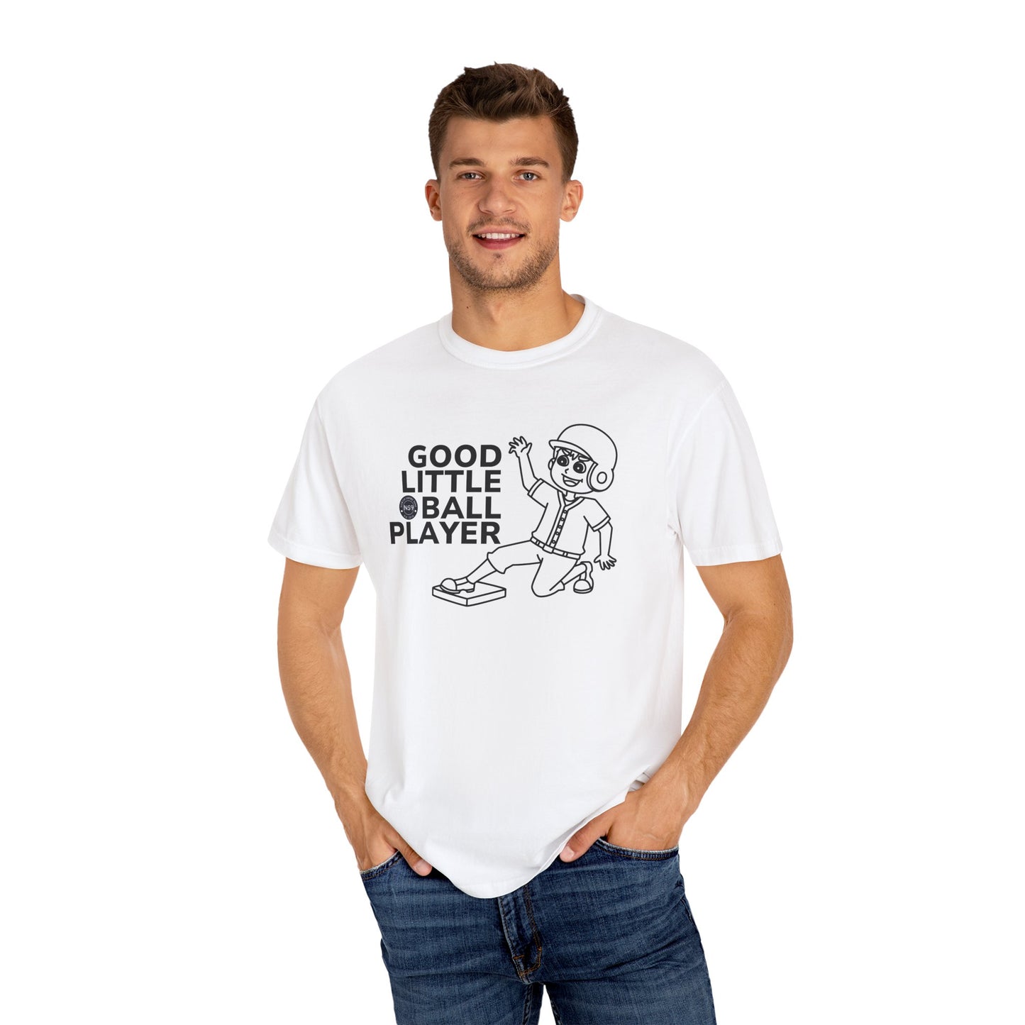 Good Little Ball Player Unisex Garment-Dyed T-Shirt