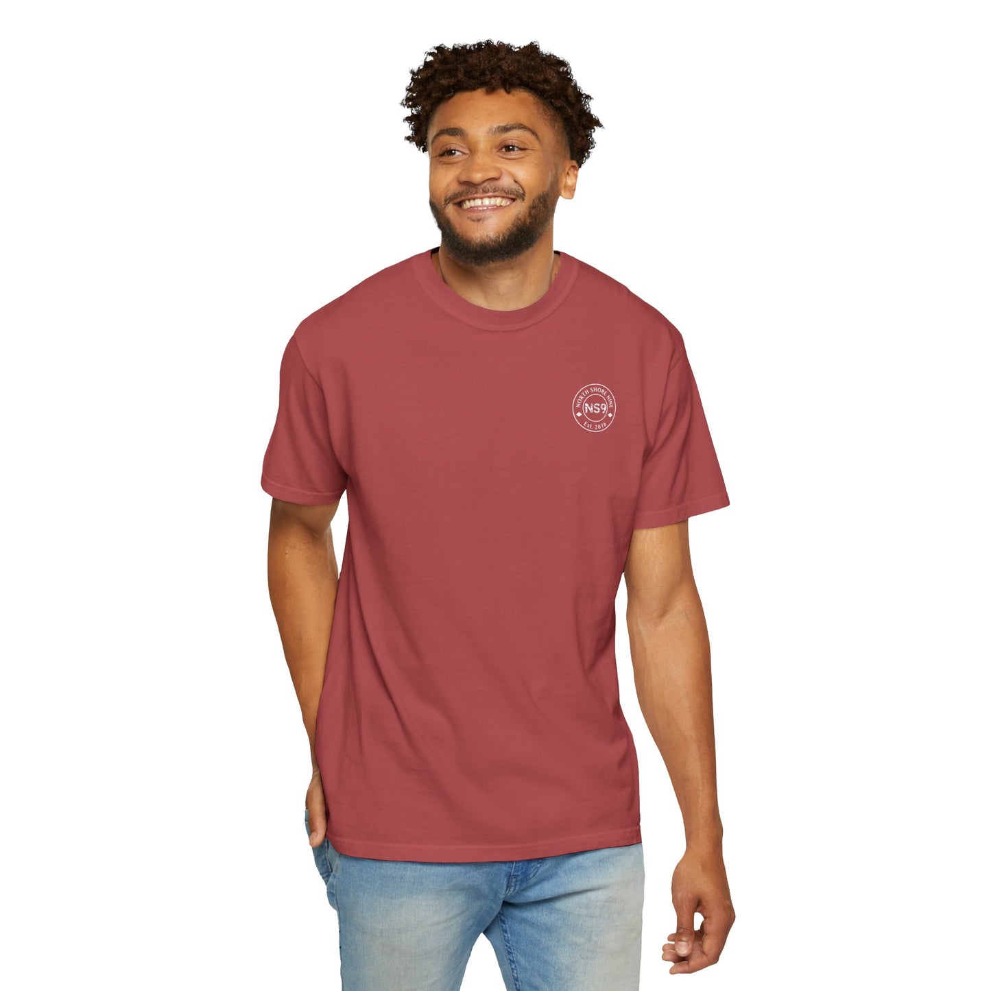 NS9 Logo T-Shirt — Retro Triangle Band Tee