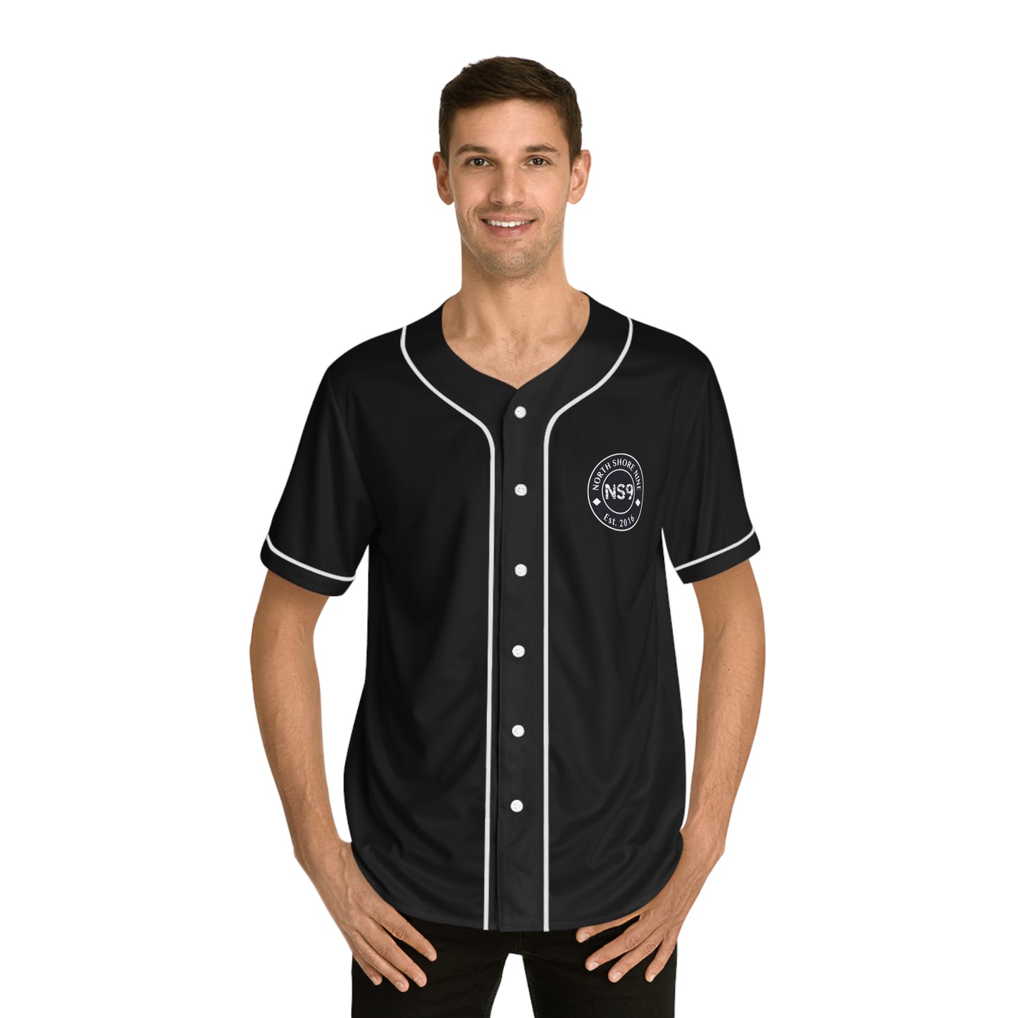 Men's Baseball Jersey - Vintage Athletic Style with NS9 Logo