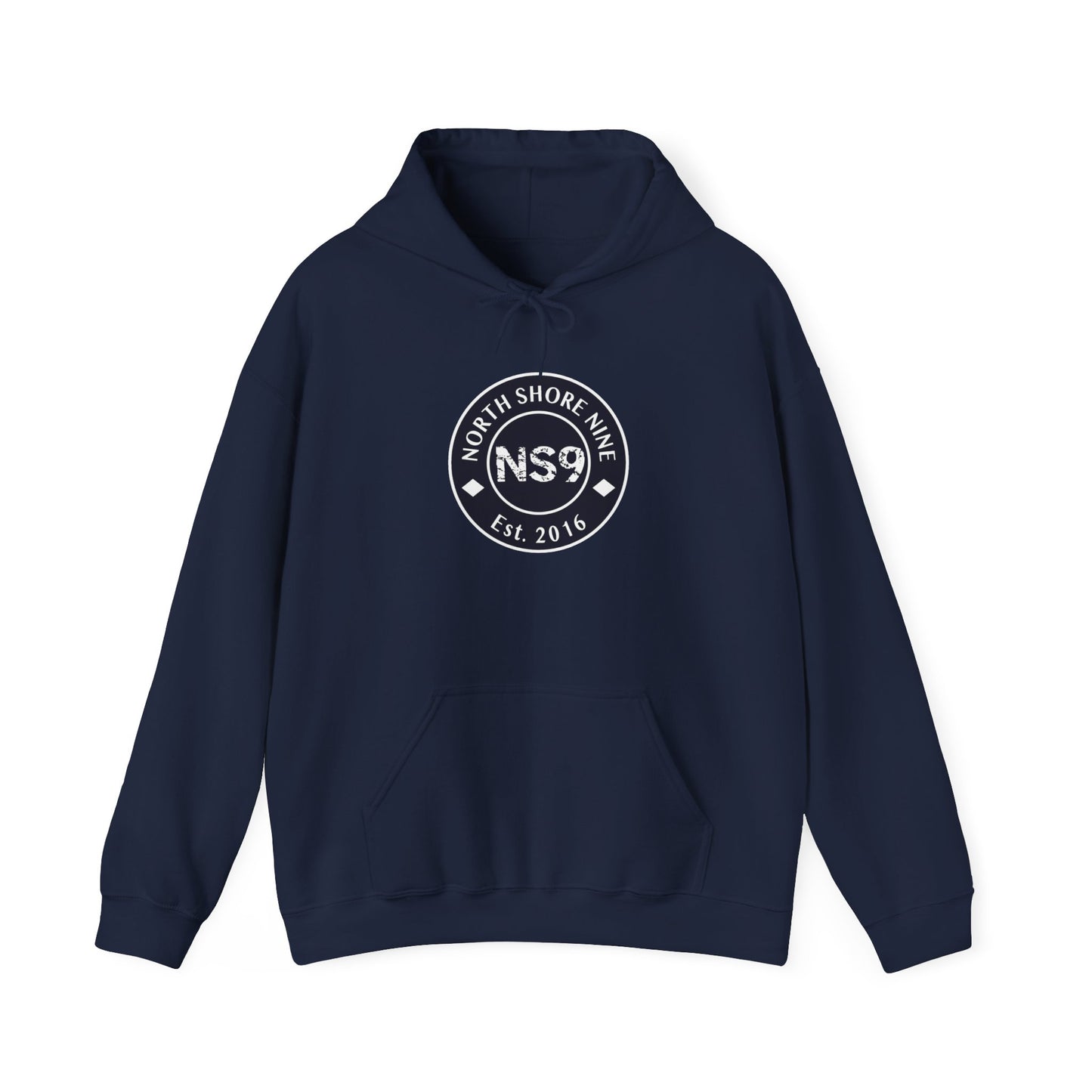 NS9 Large Logo Hoodie - Unisex Heavy Blend™ Hooded Sweatshirt
