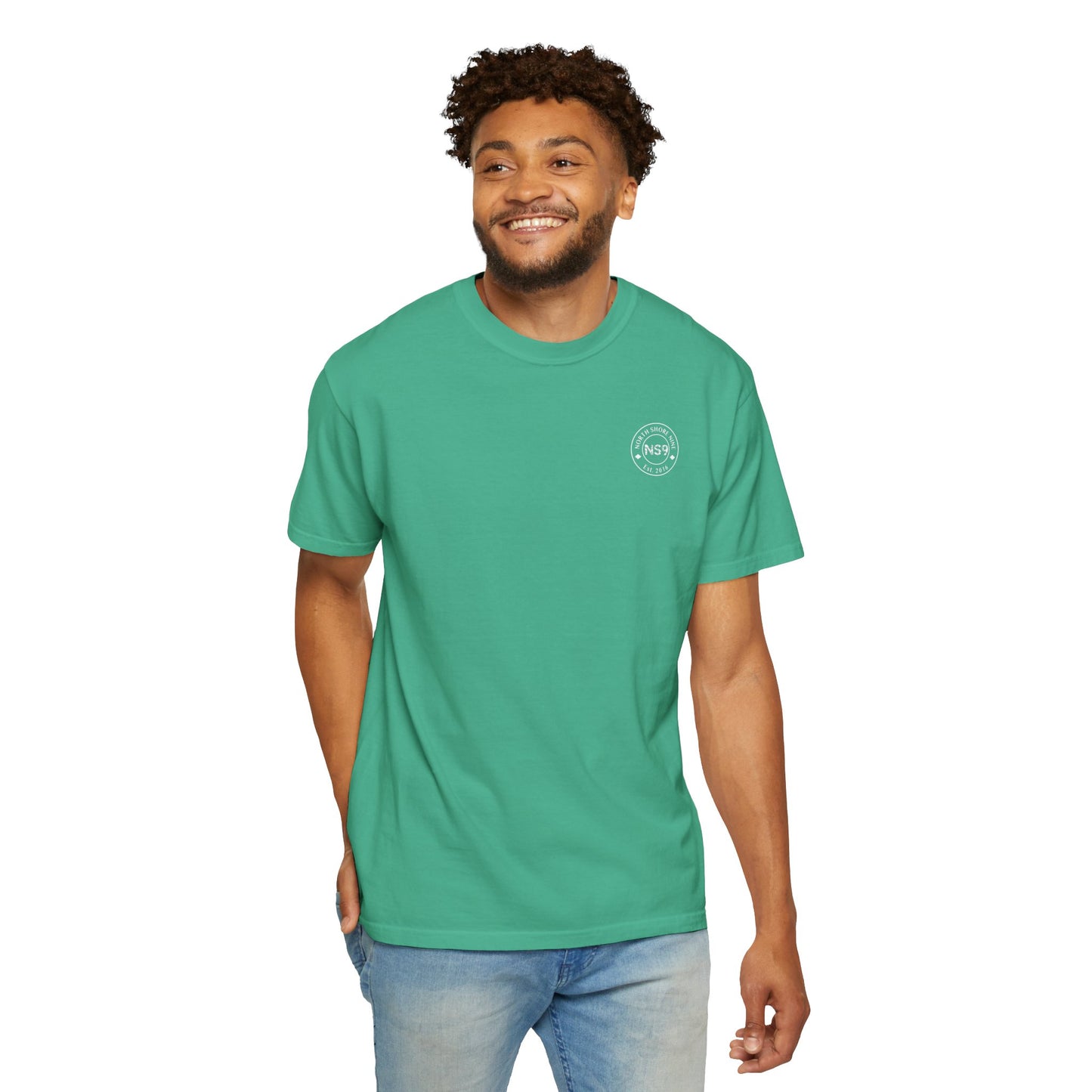 NS9 Logo T-Shirt — Retro Triangle Band Tee