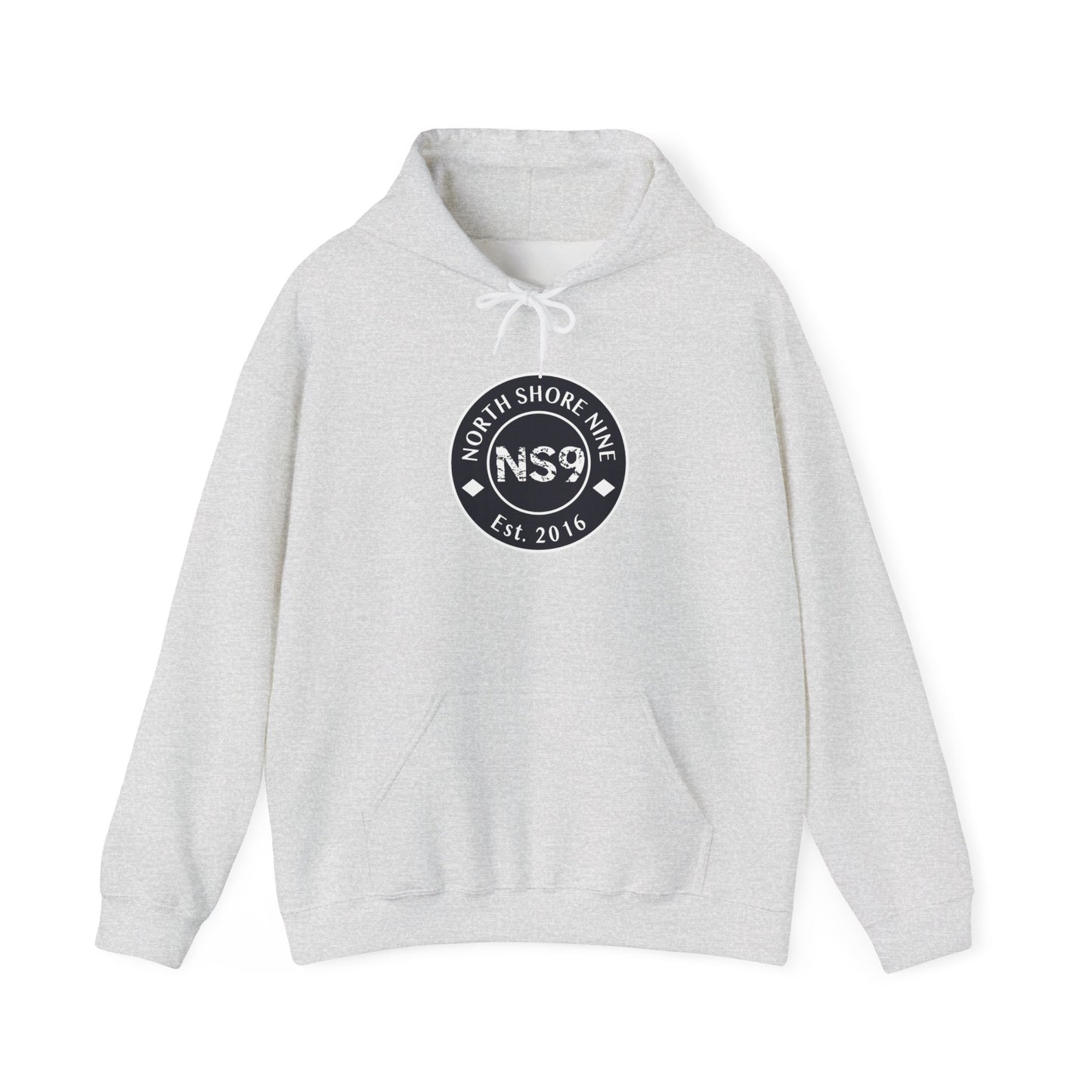 NS9 Large Logo Hoodie - Unisex Heavy Blend™ Hooded Sweatshirt