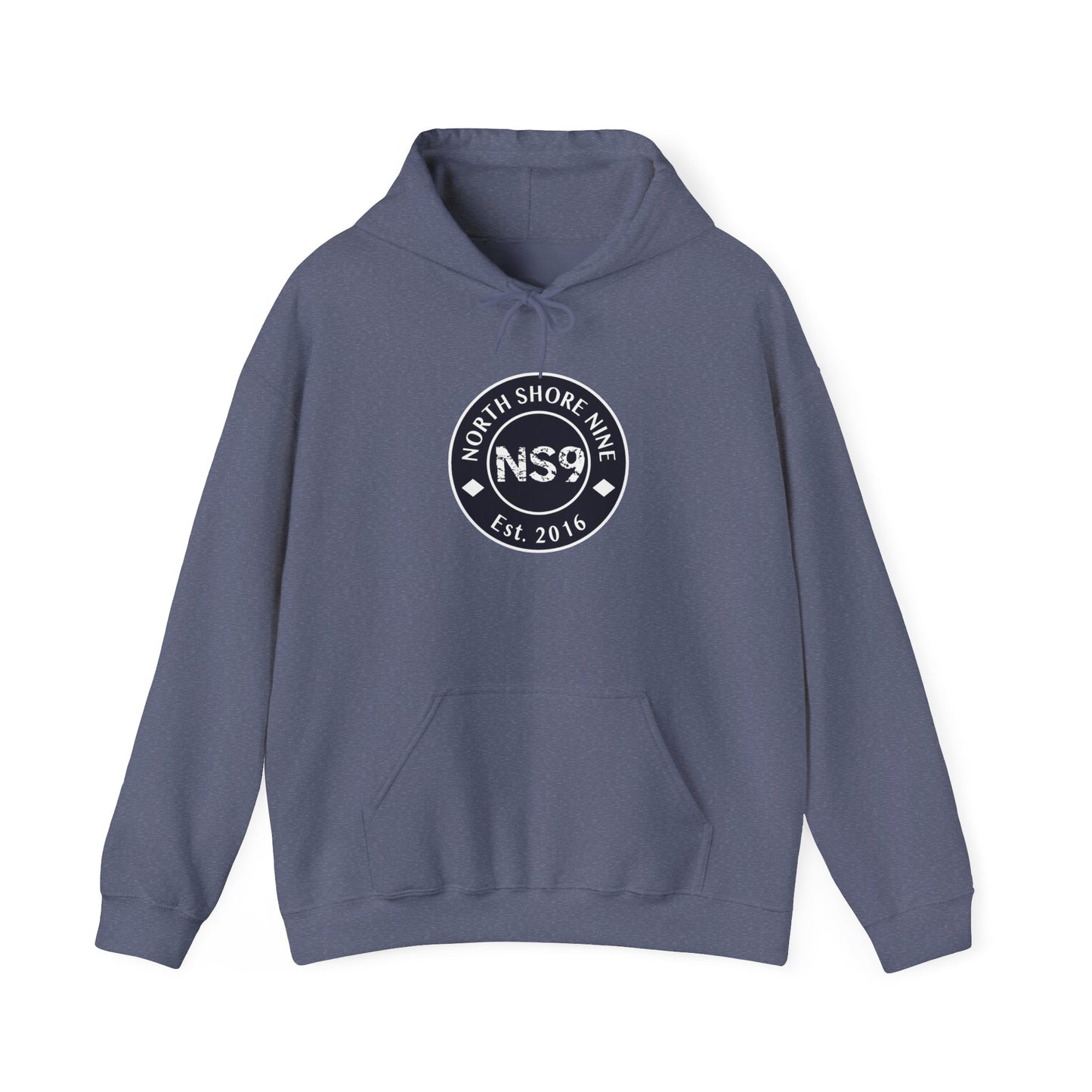 NS9 Large Logo Hoodie - Unisex Heavy Blend™ Hooded Sweatshirt
