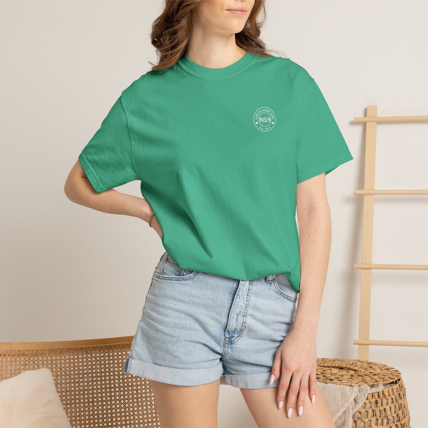 NS9 Logo T-Shirt — Retro Triangle Band Tee
