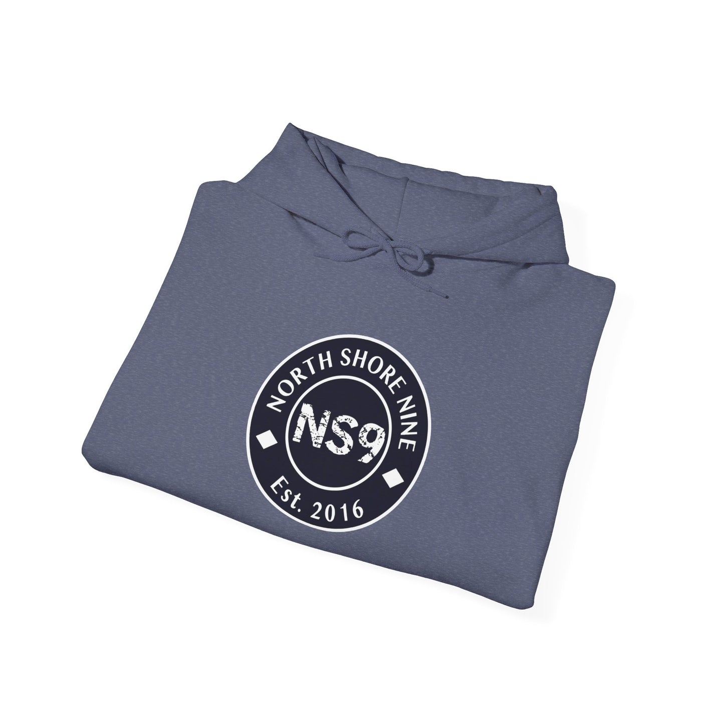 NS9 Large Logo Hoodie - Unisex Heavy Blend™ Hooded Sweatshirt
