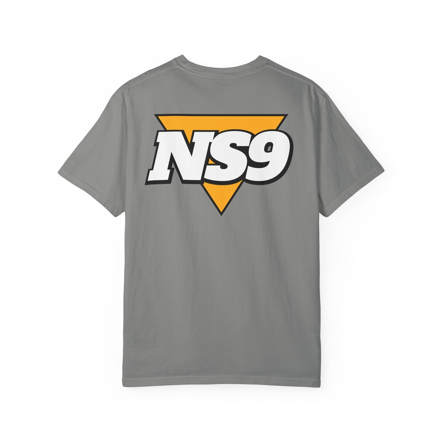 NS9 Logo T-Shirt — Retro Triangle Band Tee