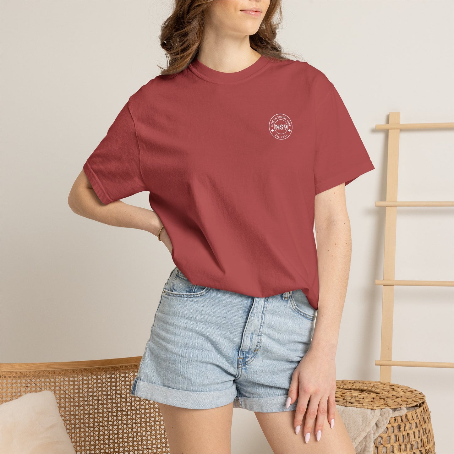 NS9 Logo T-Shirt — Retro Triangle Band Tee