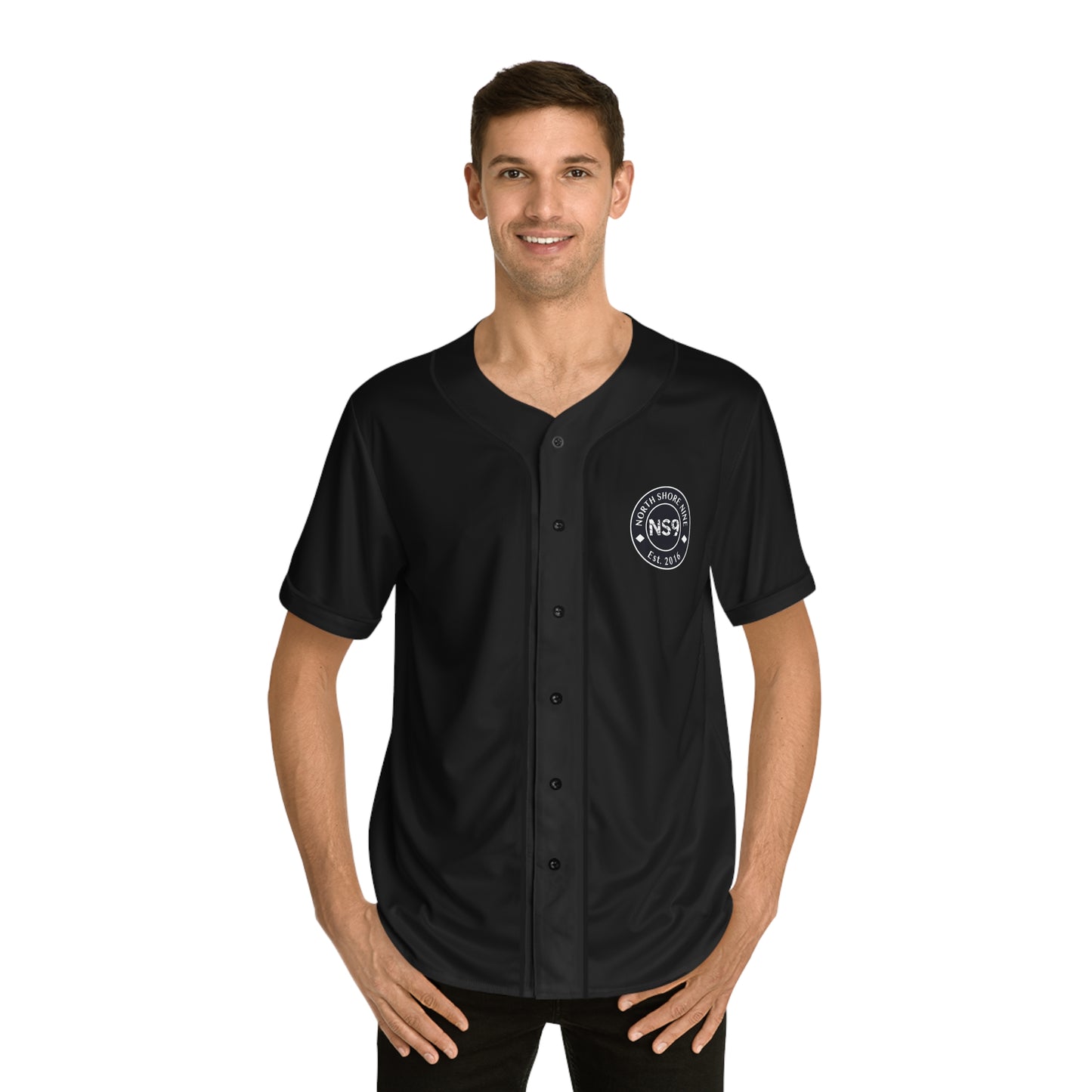 Men's Baseball Jersey - Vintage Athletic Style with NS9 Logo